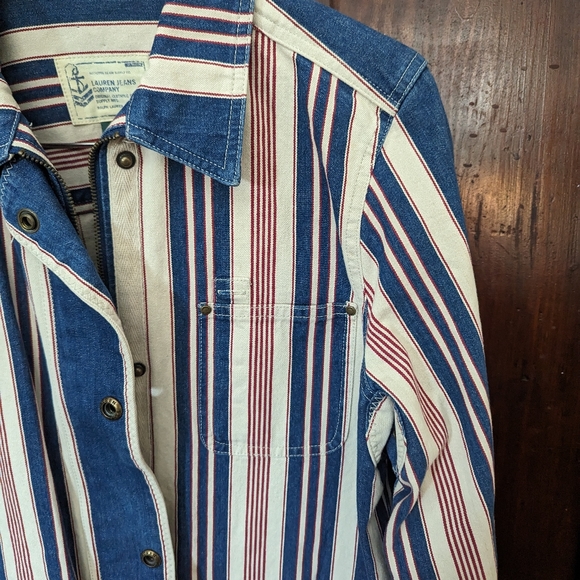 Ralph Lauren Vintage 1990s Denim Jacket size M NWT - Picture 4 of 12